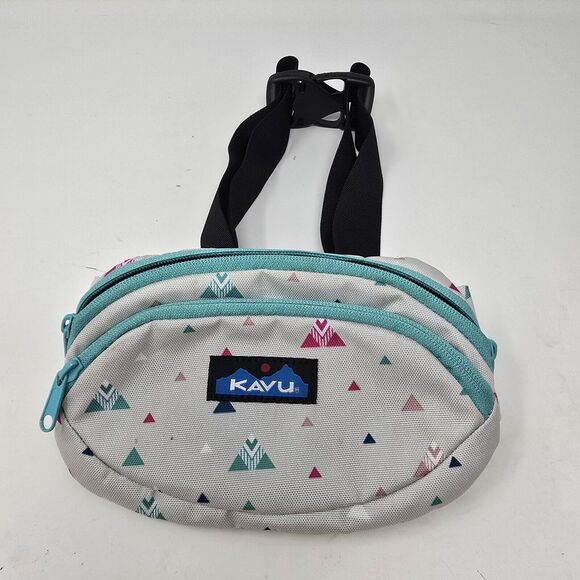 Kavu CANVAS SPECTATOR Waist Pack Belt Bag Fanny Pack Pouch ICY TERRAIN‎ - Picture 1 of 5